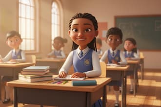 create 3d pixar ai animation disney ai storytelling ai kid cartoon movie trailer