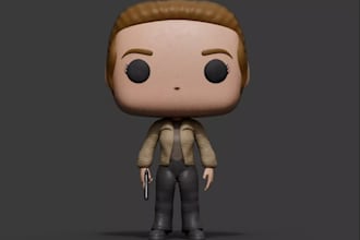 sculpt 3d chibi character,funko pop stl,bobblehead figurine, 3d toy for printing