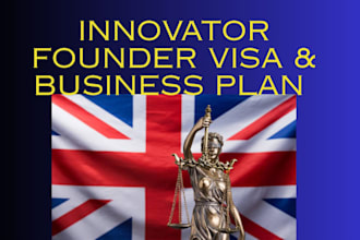 help secure UK innovator founder visa business plan, expansion worker visa plan