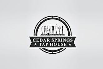 design premium sports beer grill logo