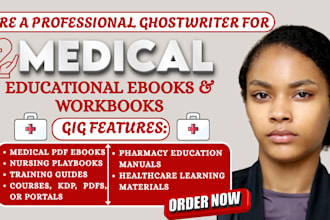 write credible medical ebook, nursing ebook, healthcare mental health ebook