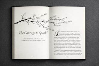 book formatting and layout design