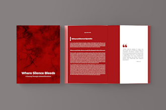 book formatting and layout design