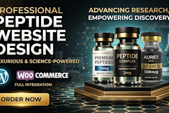 do peptide website, peptide ecommerce website research peptide store website