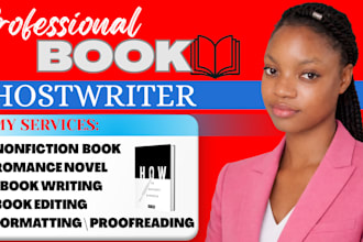 ghost write 30,000 words ebook as a ghost book writer, and ghost ebook writer