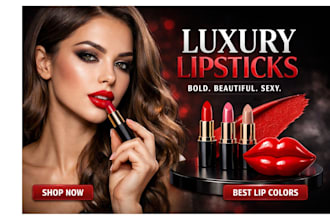 design luxury lipstick shopify store beauty store lipstick store lipbalm website