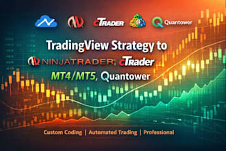code tradingview pinescript strategy on ninjatrader, ctrader, mt4 mt5, quantower