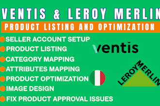 ventis and leroy merlin product listing, ventis leroy merlin product image SEO