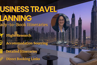 plan and organize your business trip professionally
