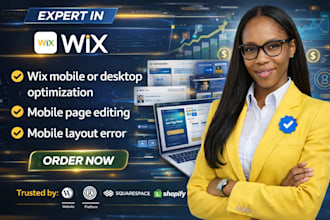 do wix mobile or desktop optimization, mobile page editing, mobile layout error