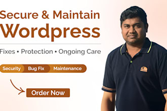 fix wordpress errors, secure and maintain your website