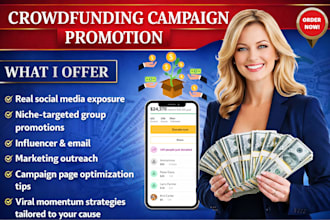 do crowdfunding campaign promotion gofundme kickstarter indiegogo fundraising