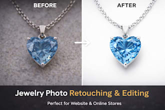 professional jewelry photo retouching for e commerce brands