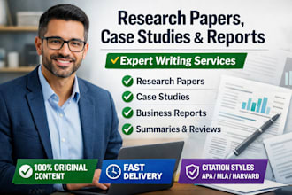 write professional case studies, technical reports, and summaries