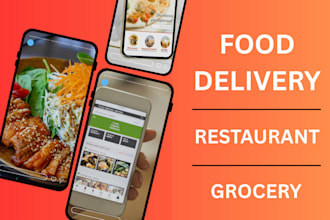 develop food delivery app like uber eats, grocery app