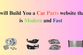 create car parts shopify website with shopify expert support