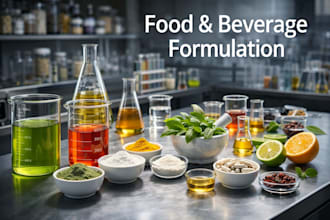 develop functional drinks, supplements, and food recipes
