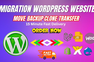 transfer wordpress website to any hosting provider