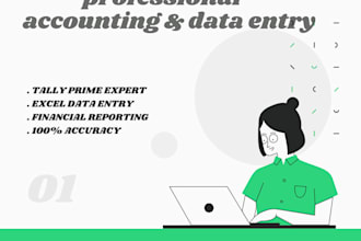 do data entry, purchase, and sales records in tally prime