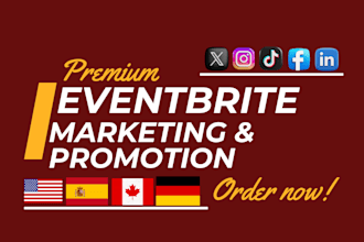 promote your event promotion, ticket sales, eventbrite marketing, facebook event