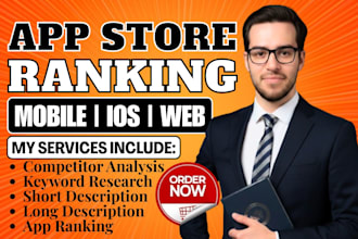 do app store optimization and aso expert services for ranking app store listing