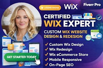 optimize wix design wix or redesign a wix website design or wix online store wix
