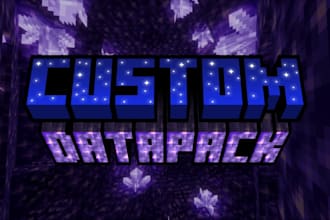 make a minecraft datapack according to your description