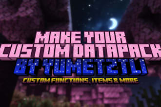 make a minecraft datapack according to your description