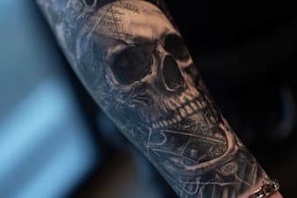 design professional japanese, asian style tattoo design