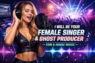 be your ghost producer for disco music, house and techno music