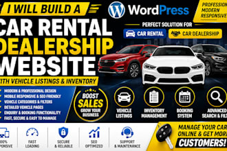 build a wordpress car rental dealership website with vehicle listings inventory