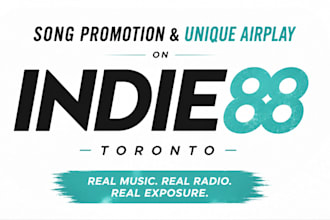 airplay your song with premium promotion on indie88 toronto radio
