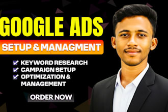 setup and manage google ads campaign, adwords ppc ads expert
