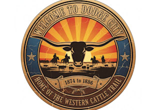 do cattle western ranch symbolic western style logo designs
