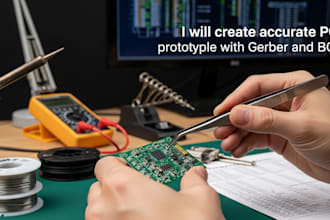 create accurate pcb prototype with gerber and bom