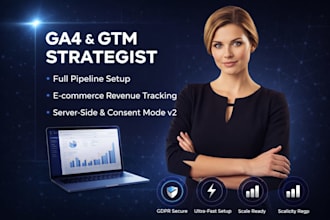 set up ga4, GTM, and conversion tracking for your website