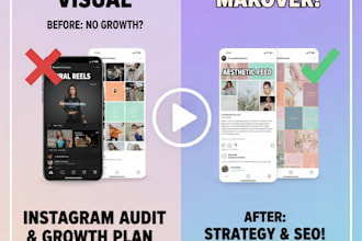be your instagram manager for SEO, design, and organic growth