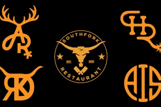 western vintage cattle brand logo