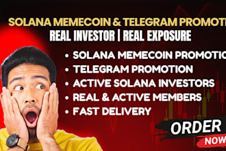solana memecoin promotion pumpfun marketing telegram memecoin marketing
