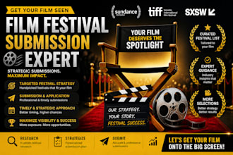 submit your  film to the right film festivals on filmfreeway