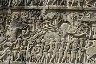 sculpt 3d historical wall relief, relief medallion, ancient wall sculpt,3d print