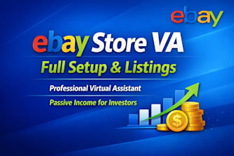 set up and manage your ebay store for passive income