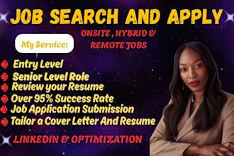 be your revers recruiter and apply for  jobs to get you interview fast