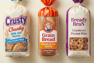 create bakery logo and branding packaging designs