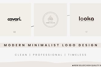 create a clean minimalist logo design