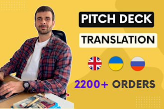 translate pitch decks for startups and investors