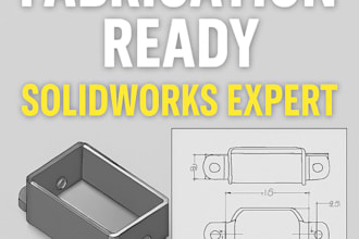 create sheet metal design with flat patterns dxf cnc files technical drawings