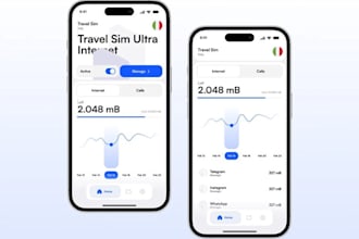 build telecom app, customer self service portal, billing app, esim management