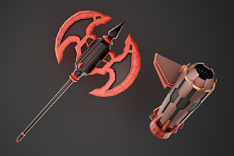 model props and characters for video games