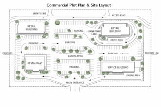 create commercial or land development plot plans